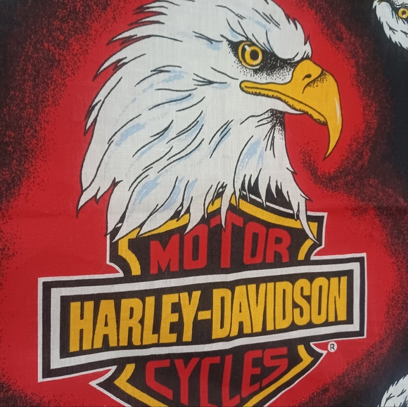 Vintage Harley Davidson Bandana - Picture 2 of 6